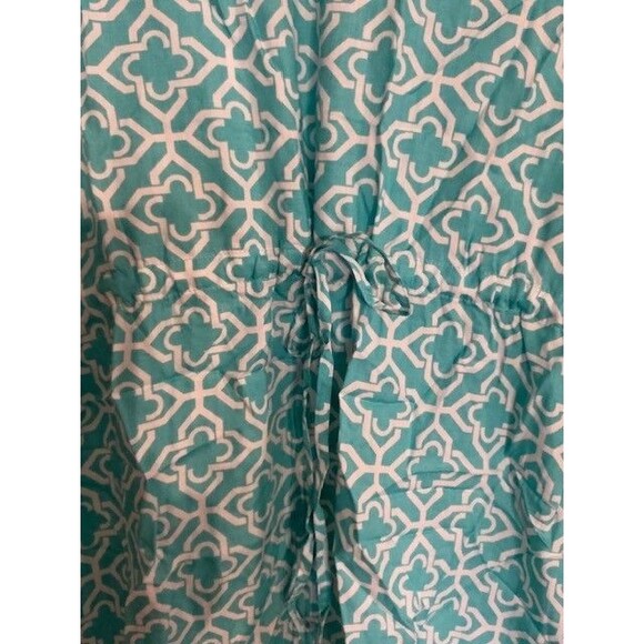 Escapada Short sleeve Mia Cover up in Aqua White St. Moritz Sz M NWT *** - Picture 2 of 4